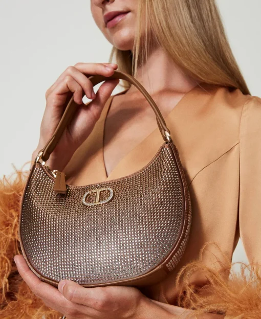 Borsa Hobo ‘Moon’ Con Strass