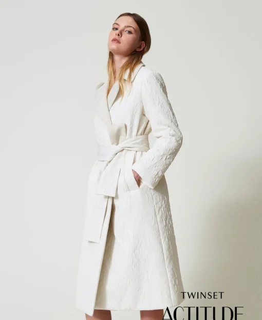 Cappotto Doppiopetto Goffrato