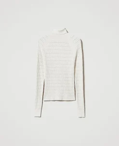 Maglia Fitted A Collo Alto