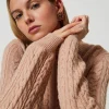 Maglia In Misto Lana Con Trecce