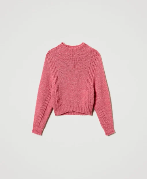 Maglia Lupetto In Misto Lana Seamless
