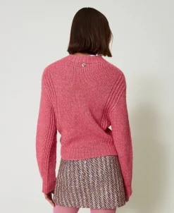 Maglia Lupetto In Misto Lana Seamless