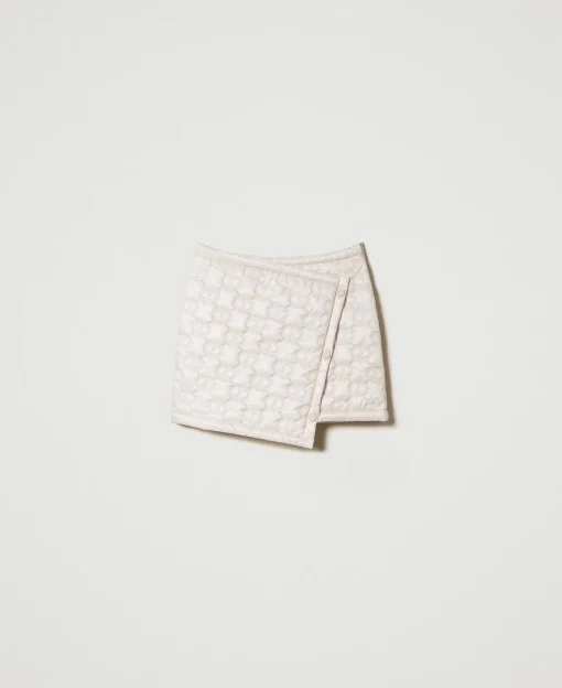 Minigonna Trapuntata Con Oval T