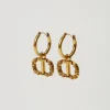 Orecchini Ad Anello Con Oval T Floreale
