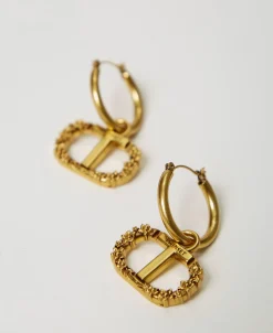 Orecchini Ad Anello Con Oval T Floreale