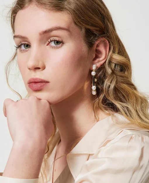 Orecchini Oval T Con Perle